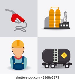 Industry design over white background, vector illustration.