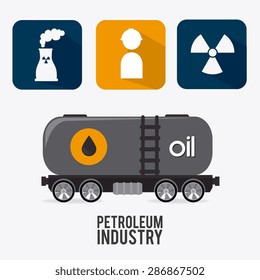 Industry design over white background, vector illustration.