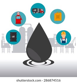 Industry design over white background, vector illustration.