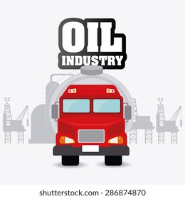 Industry design over white background, vector illustration.