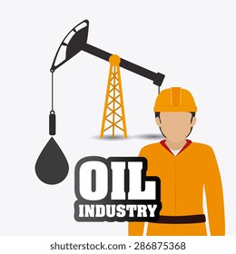 Industry design over white background, vector illustration.