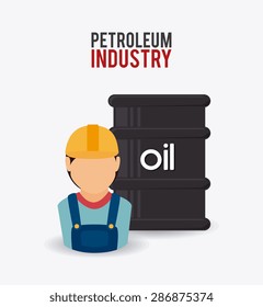 Industry design over white background, vector illustration.