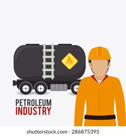 Industry design over white background, vector illustration.