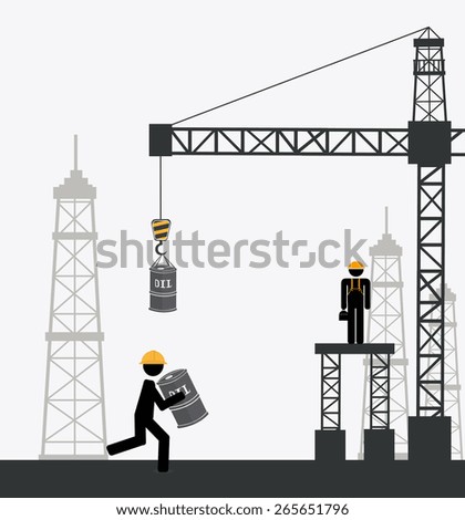 Industry design over white background, vector illustration.