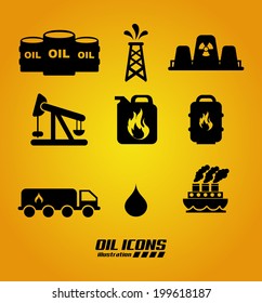 Industry design over yellow background, vector illustration