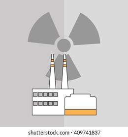 Industry design, plant and biohazard concept