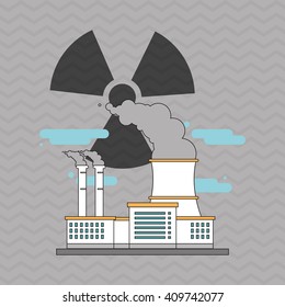 Industry design, plant and biohazard concept