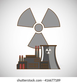 Industry design, plant and biohazard concept