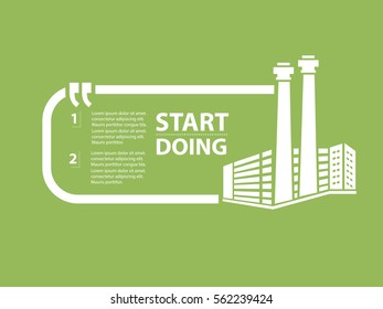 Industry design,clean vector