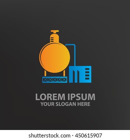Industry design,logo template,clean vector