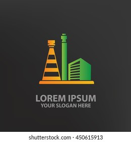Industry design,logo template,clean vector