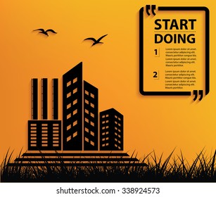 
Industry design,Your text on clean background,vector