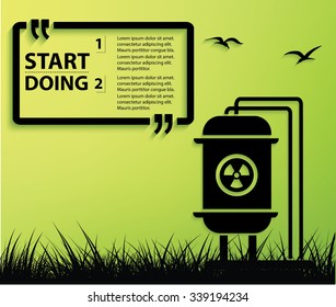 Industry design,Your text on clean background,vector