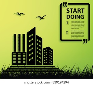 Industry design,Your text on clean background,vector