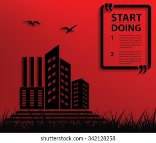 Industry design,Your text on clean background,vector