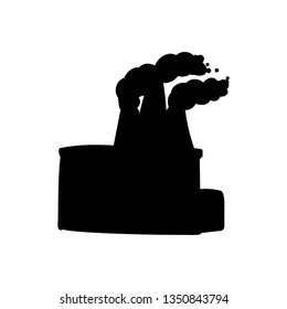 INDUSTRY Factory Icon Vector doodle