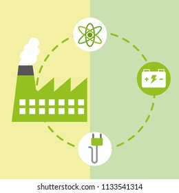 industry factory plug battery and atom energy