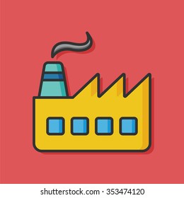 industry factory vector icon