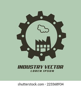 Industry Graphic Design Vector Illustration Stock Vector (Royalty Free ...