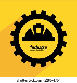 industry graphic design , vector illustration