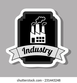 industry graphic design , vector illustration