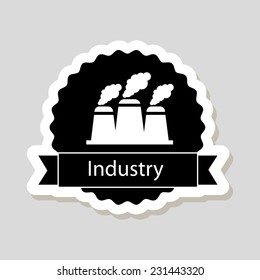 industry graphic design , vector illustration