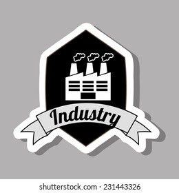 industry graphic design , vector illustration