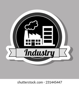industry graphic design , vector illustration