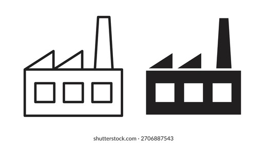 Colección de iconos de la industria. iconos simples modernos para el Web