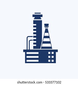 Industry icon design, clean vector