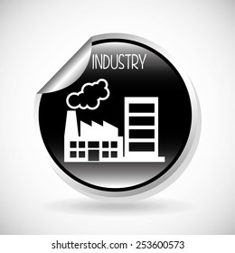 industry icon design, vector illustration eps10 graphic 