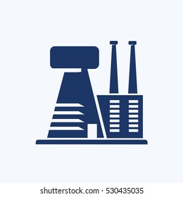 Industry icon design,clean vector