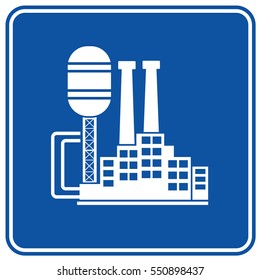 Industry icon design,clean vector