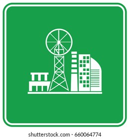 Industry icon design,clean vector