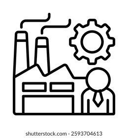 Industry Icon Element For Design