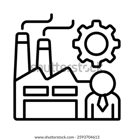 Industry Icon Element For Design