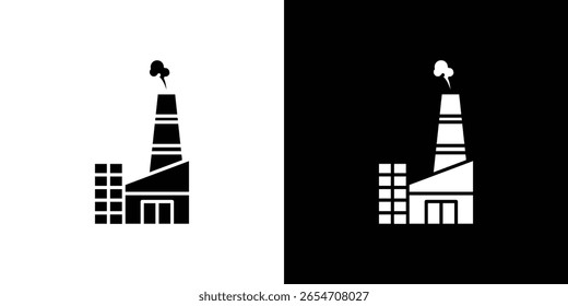 Icono de la industria de un Vector de estilo plano