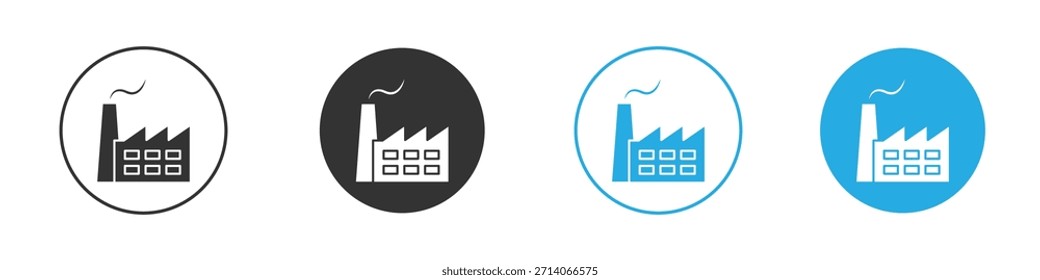 Icono de la industria. Plantilla de diseño de iconos gráficos