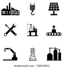 industry icon set