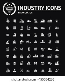 
Industry icon set,vector