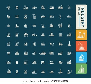 
Industry icon set,vector