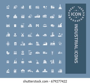 Industry icon set,vector