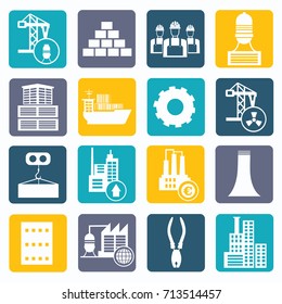 Industry icon set,vector