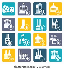 Industry icon set,vector