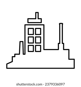 Industry icon is suitable for your design needs