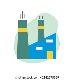industry icon vector design, suitable use for symbol, logo and element design to describe industrial 