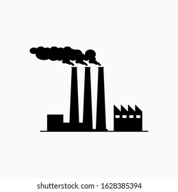 Industry Icon - Vector. Factory Sign and Manufacture Symbol for Design, Presentation, Website or Apps Elements.