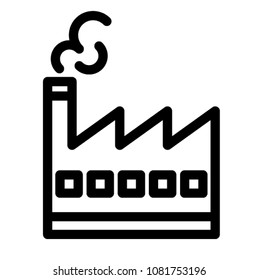 industry icon vector pictogram mark symbol