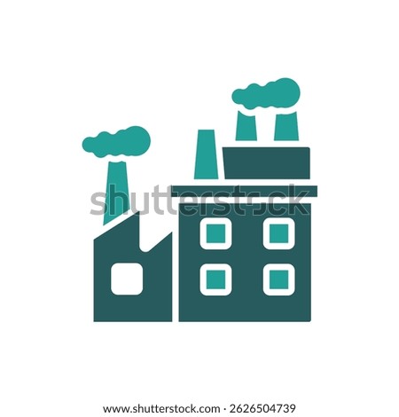 industry icon. vector.Editable stroke.linear style sign for use web design,logo.Symbol illustration.