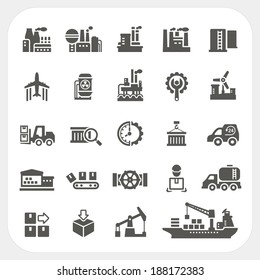 Industry icons set